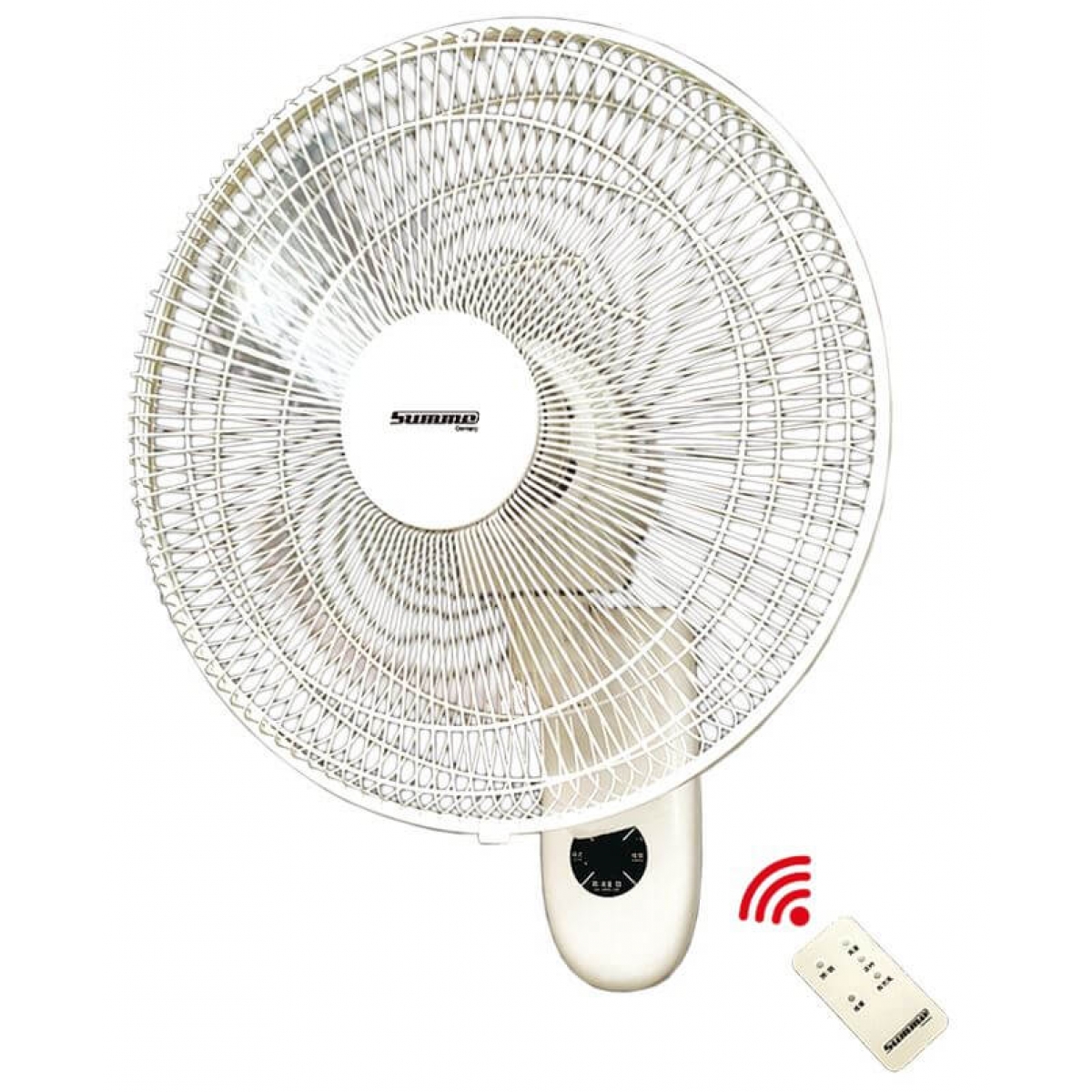 德國卓爾 Summe WF-S123R 12吋遙控掛牆扇：三段風力，多段定時，自然風模式