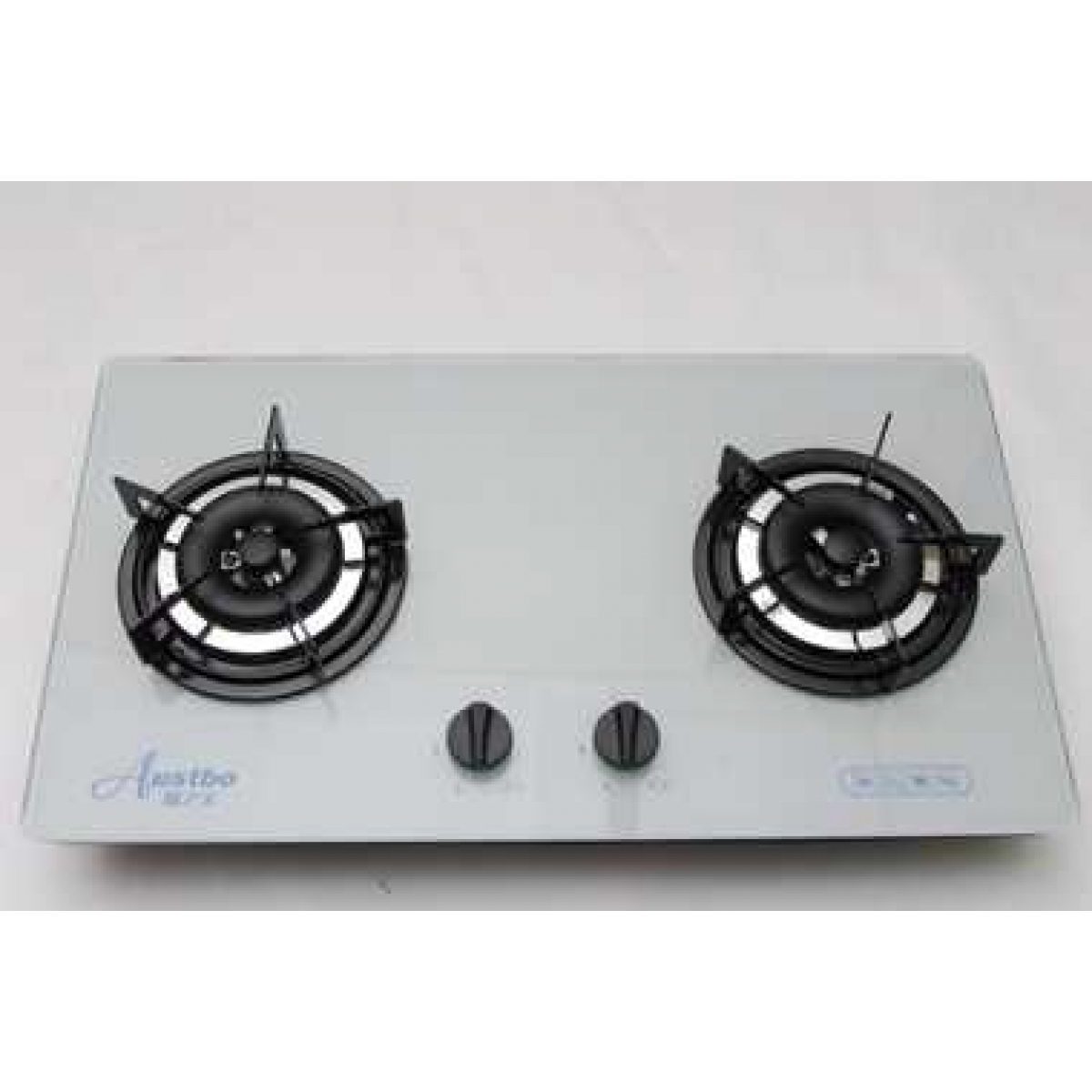 Austbo 歐之寶 AT2000 GP 70厘米 嵌入式雙頭石油氣爐 (白色玻璃面板)