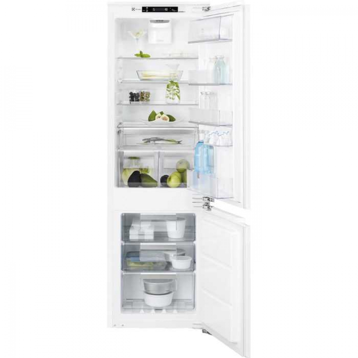 Electrolux 伊萊克斯 ENC2858AOW 255公升 嵌入式底層冷凍雙門雪櫃