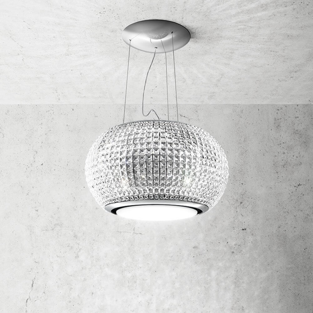 Elica Interstellar IX/F/65 65厘米 550m³/h 島式抽油煙機 (白色) Elica Interstellar IX/F/65 65厘米 550m³/h 島式抽油煙機 (白色)