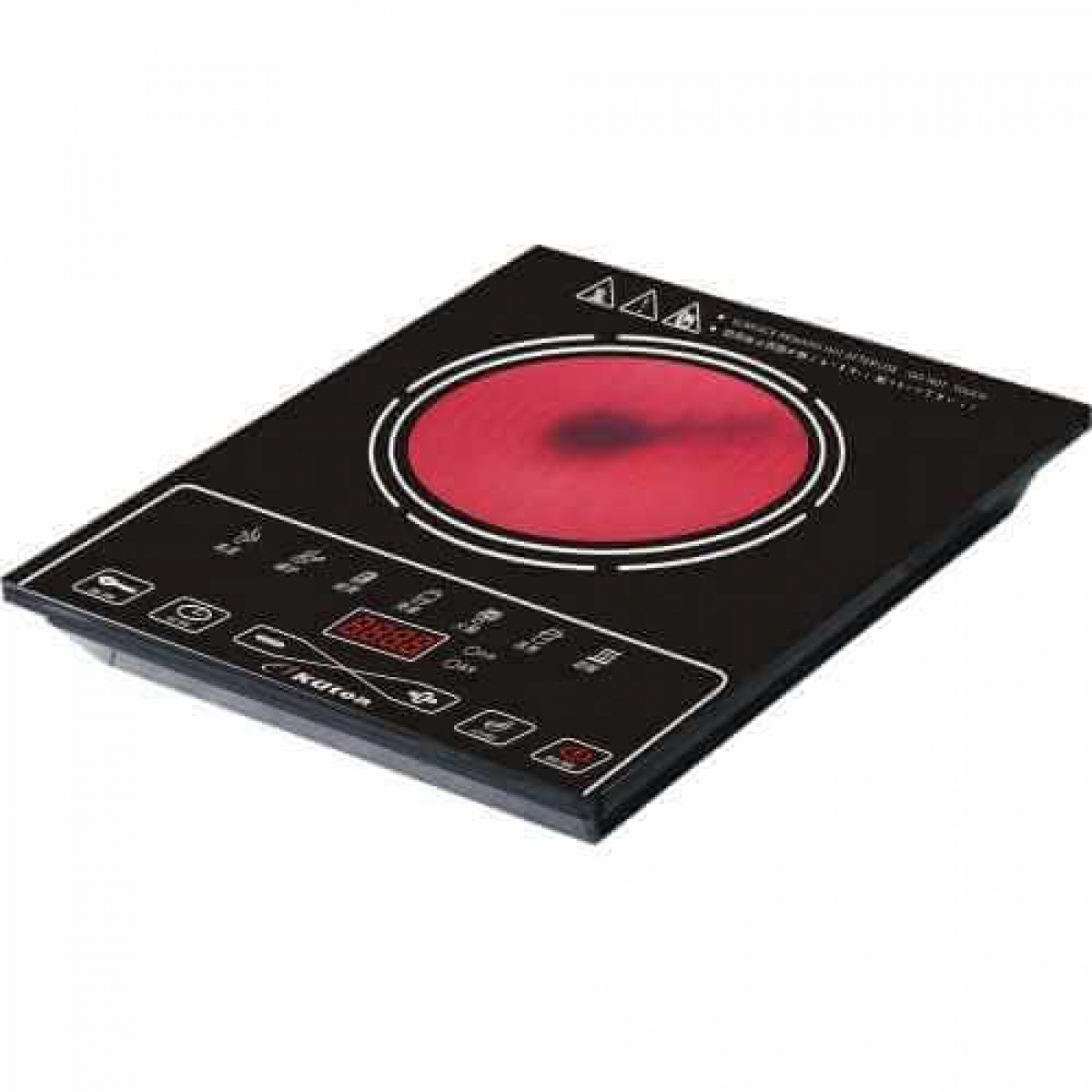 Kuton KT-21SIRP 28厘米 2100W 座檯式單頭電陶爐 - 全黑晶玻璃與兒童鎖 Kuton KT-21SIRP 28厘米 2100W 座檯式單頭電陶爐 - 全黑晶玻璃與兒童鎖