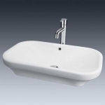 TOTO LW630J 60厘米 半埋入桌上式洗臉盆