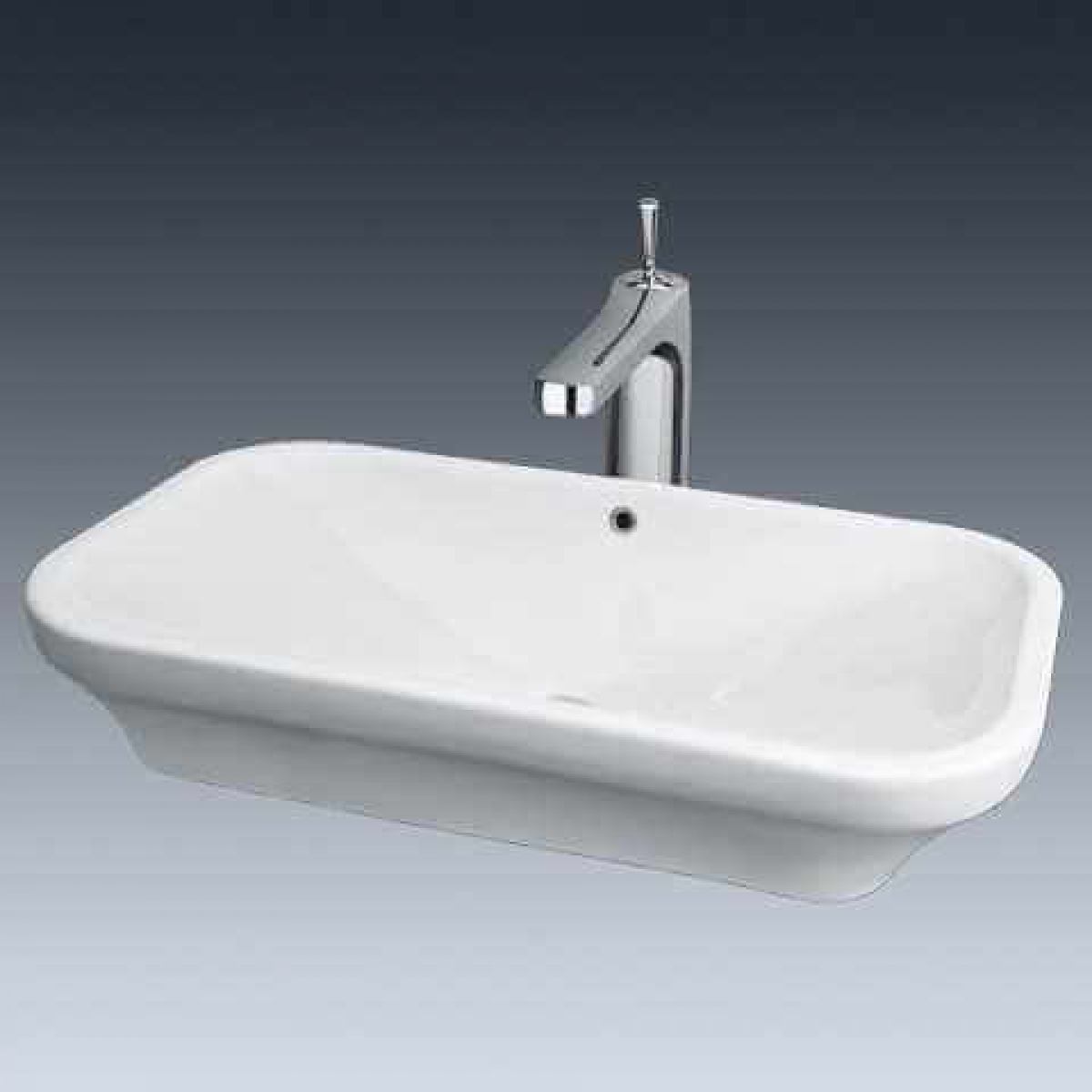 TOTO LW631J 71厘米 半埋入桌上式洗臉盆