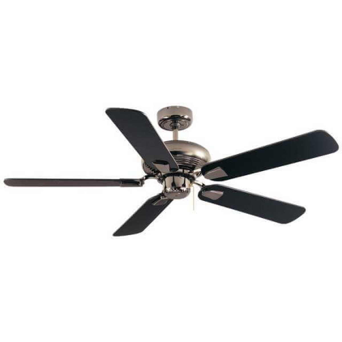 SMC MR52VDN 52吋天花吊扇：黑鎳色配光面木扇葉