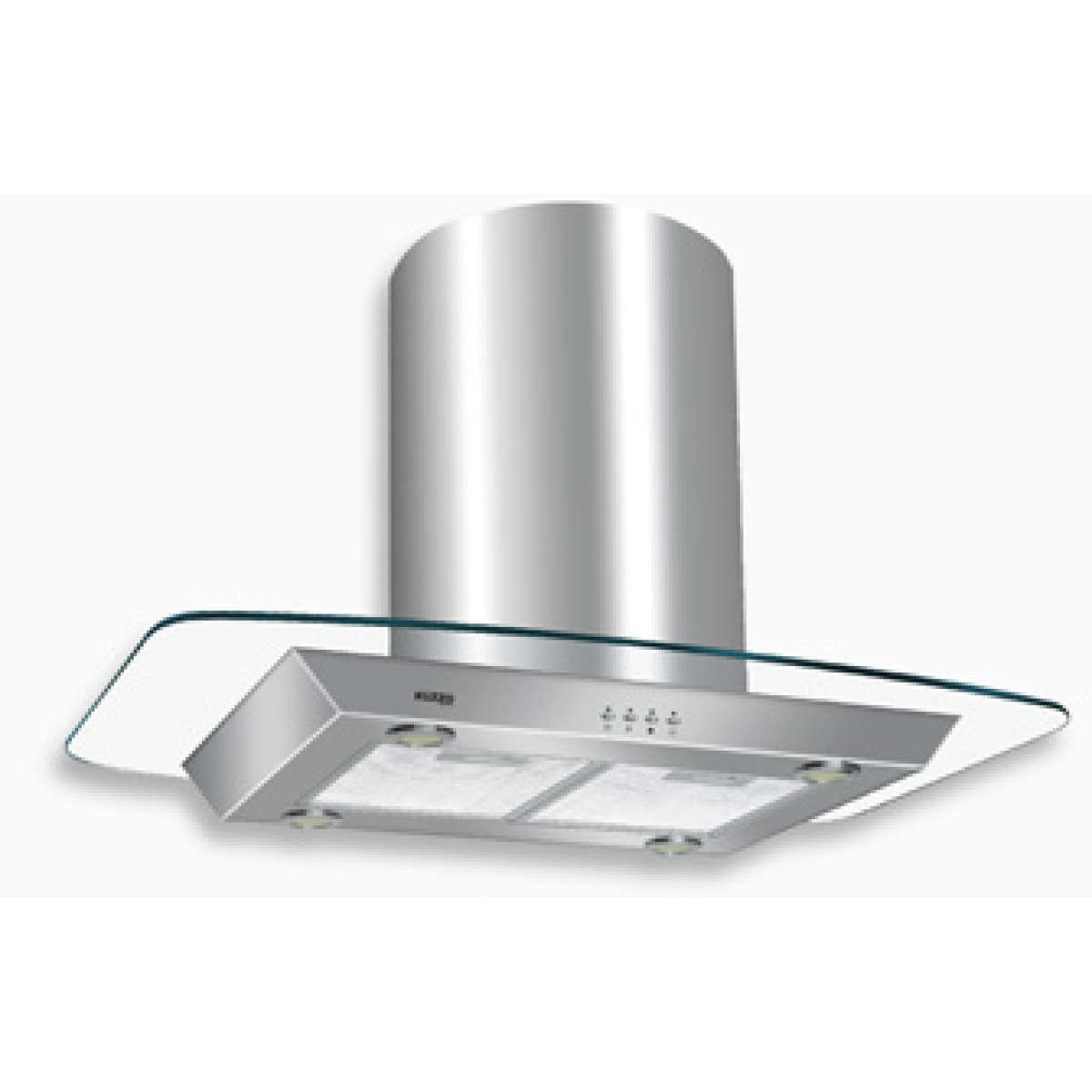 KUZZO 德信 RHEA9688IR 90厘米島式抽油煙機：高效靜音，不銹鋼設計