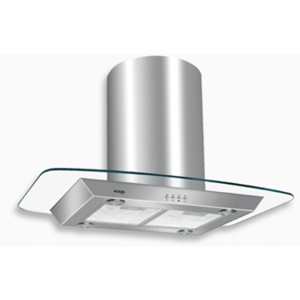KUZZO 德信 RHEA9688IR 90厘米島式抽油煙機：高效靜音，不銹鋼設計