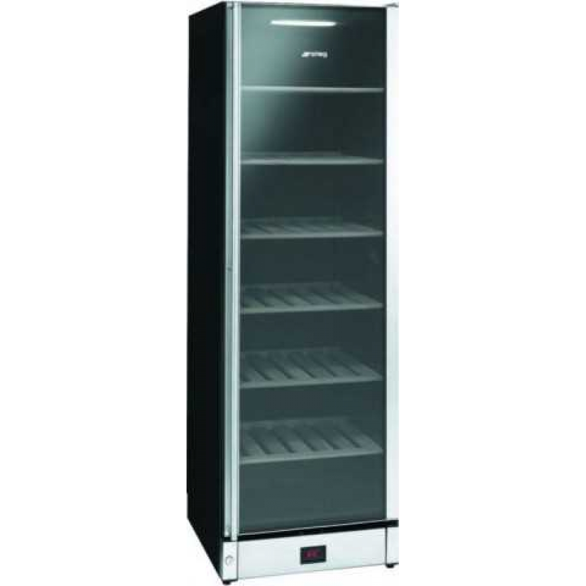 Smeg SCV115 115瓶單溫區紅酒櫃｜抗UV玻璃門、活性炭過濾、抗震壓縮機