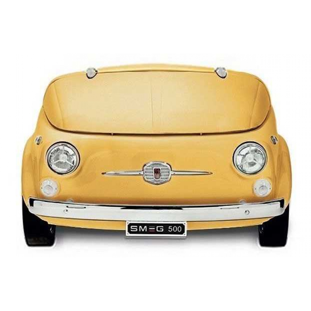 SMEG500G 100L 迷你吧櫃 (FIAT 500車型, 黃色, A+級能源效益)