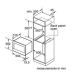Bosch BEL634GS1B 21公升 嵌入式微波爐 (展銷品) - 900W，7個自動程序